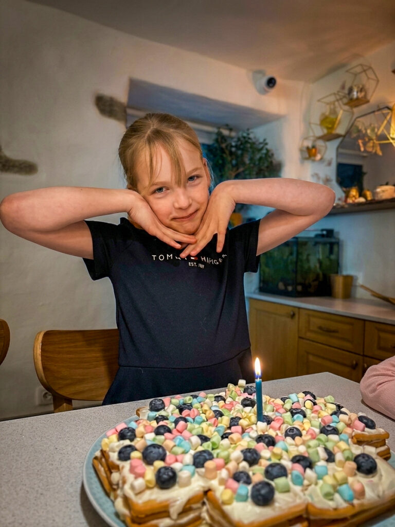 Laste sünnipäevad valguse varamus